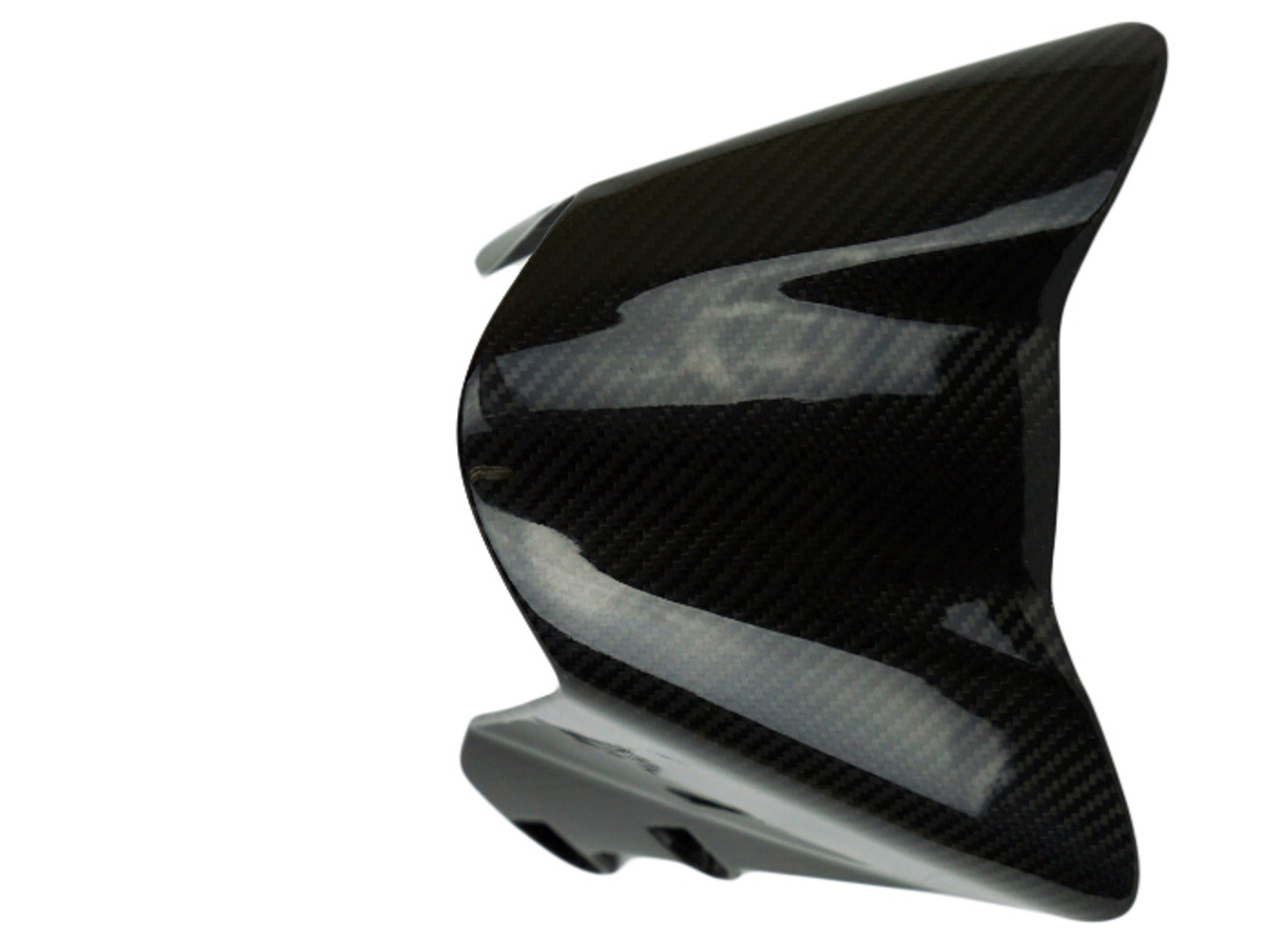 Front Fender ( front part ) in Glossy Twill Weave Carbon Fiber for KTM RC390, Duke 390 2017+