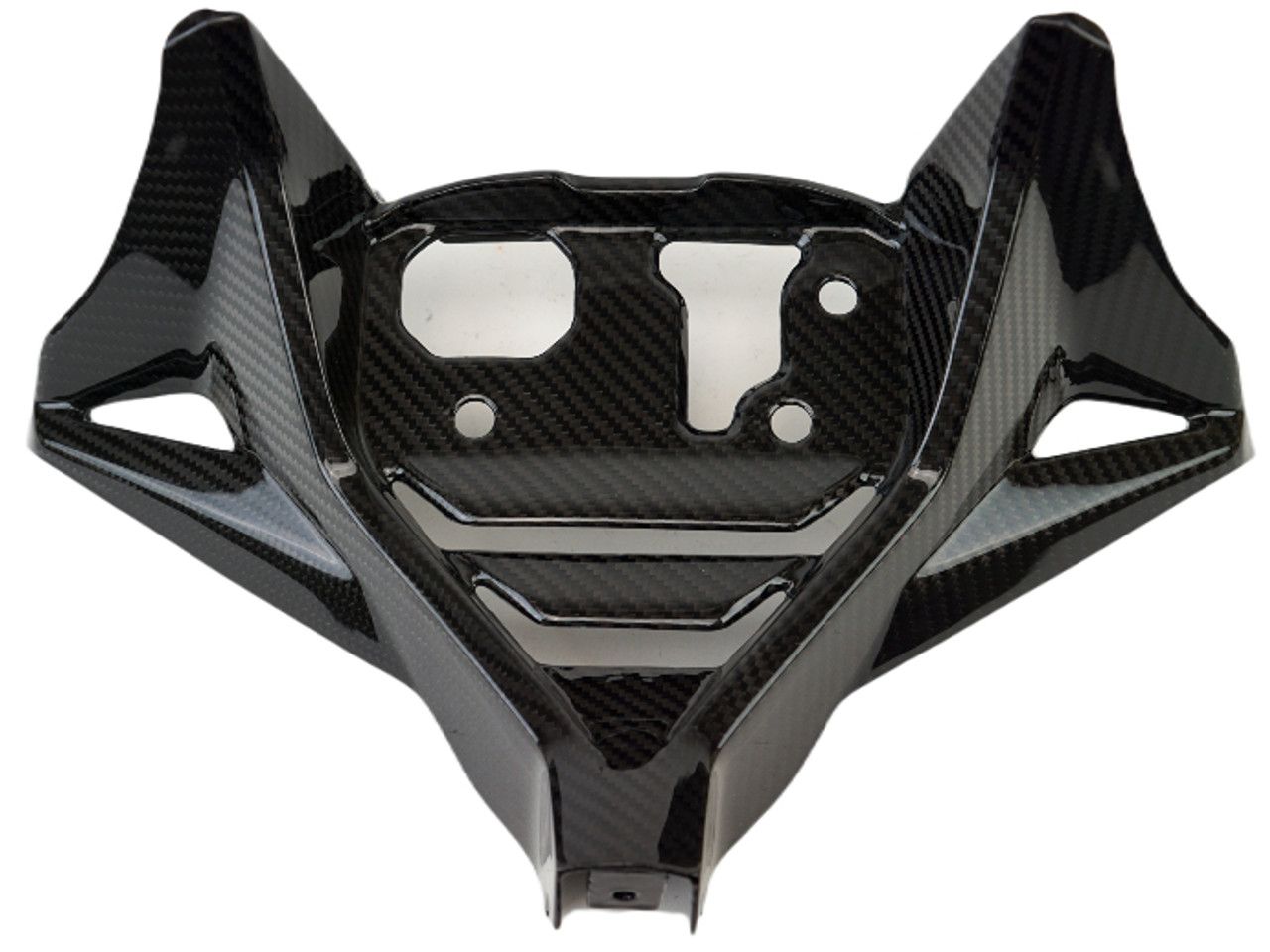 Dash Cover in Glossy Twill Weave Carbon Fiber for Honda CBR650R 2019+ 

