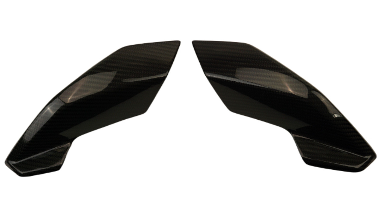 Front Fairing Sides in Glossy Twill Weave Carbon Fiber for BMW S1000R 2021+

