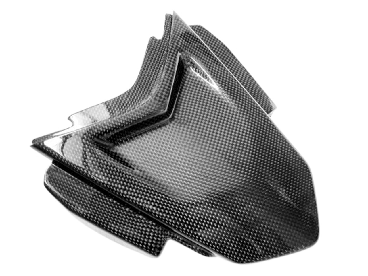Tail Section Cover for Suzuki B-King 07-12 in Glossy Plain Weave Carbon Fiber
