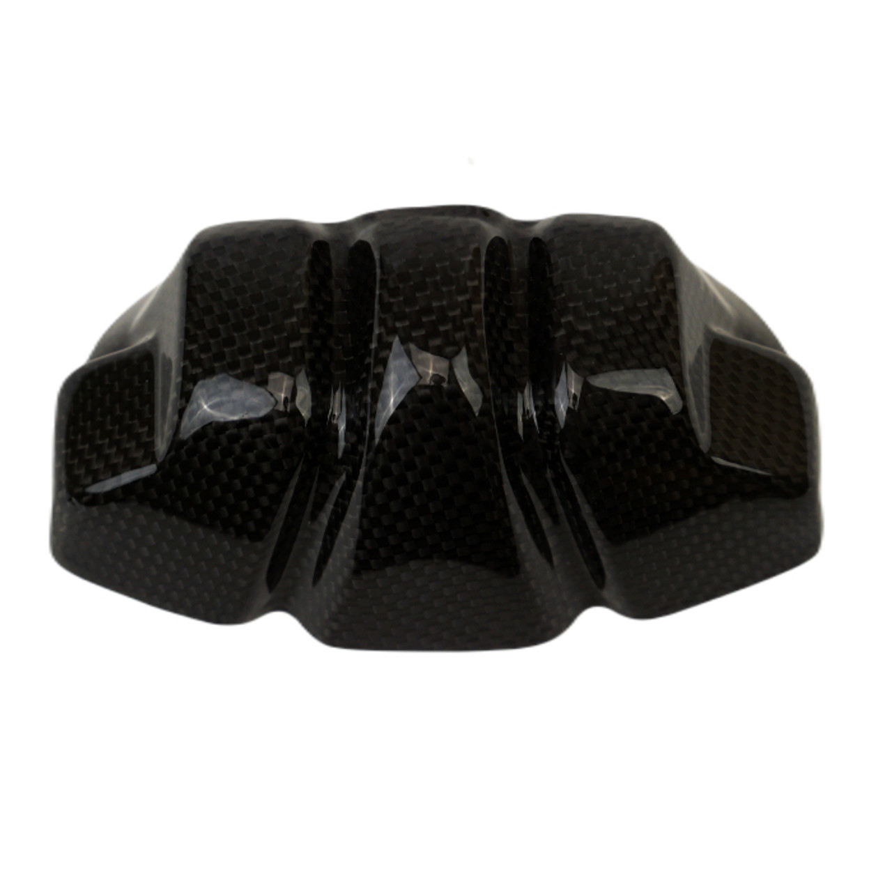 Instruments Cover in Glossy Plain Weave Carbon Fiber for Ducati Streetfighter V2

