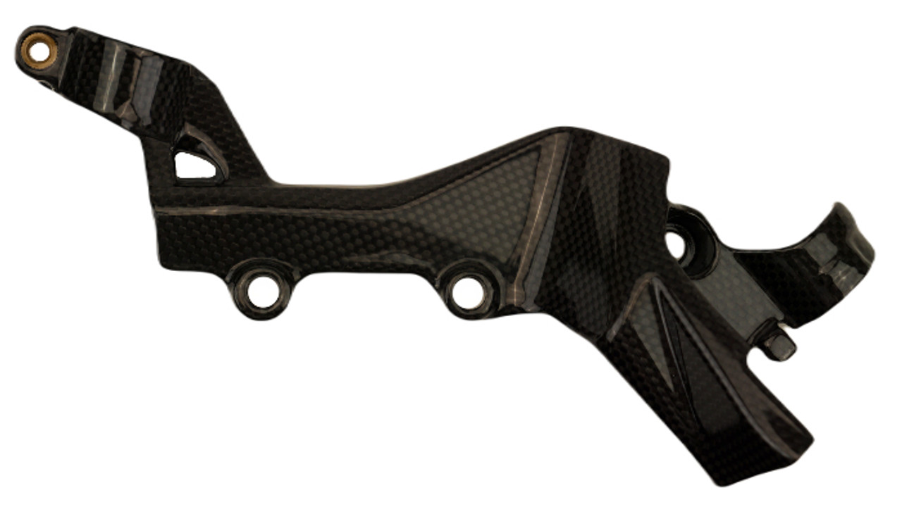 Cable Cover in Glossy Plain Weave Carbon Fiber for Ducati Streetfighter V2

