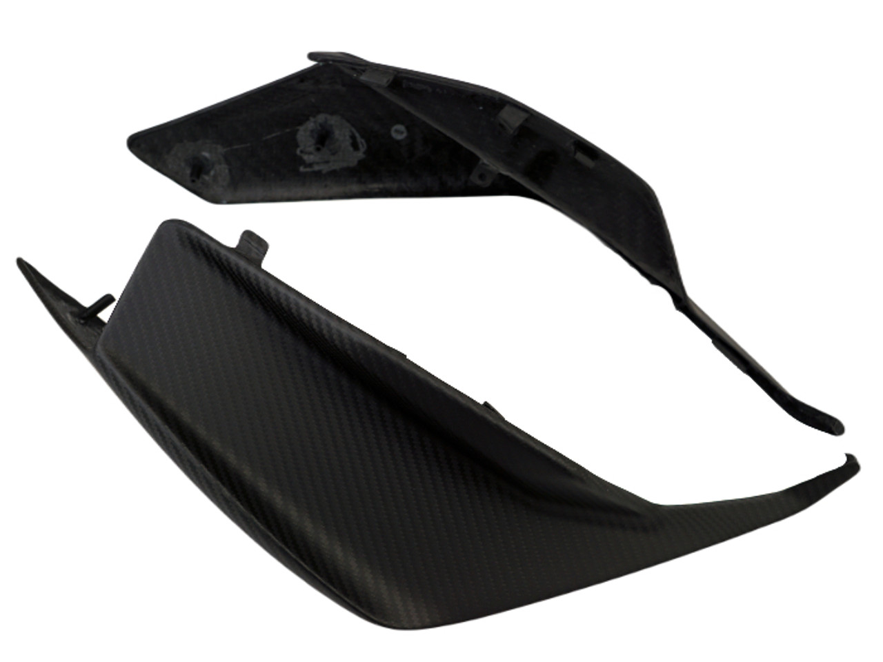 Outer Side Panels in Matte Twill Weave Carbon Fiber for Aprilia RSV4 2021+