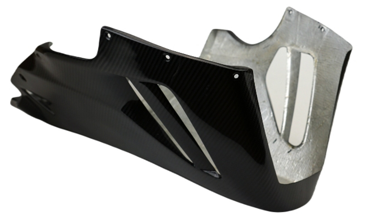 Belly Pan ( for racing) in Glossy Twill Weave Carbon Fiber for Honda CBR1000RR-R and SP 2020+