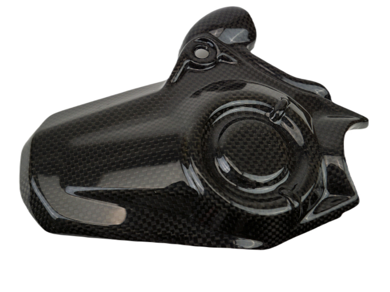Engine Cover in Glossy Plain Weave Carbon Fiber for Ducati Monster + (937), SP
