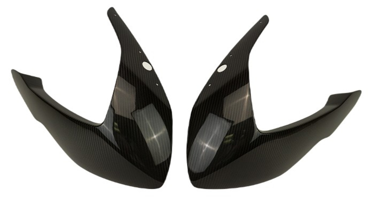Front Fairing in Glossy Twill Weave Carbon Fiber for Triumph Speed Triple 1200RR 2022+ 

