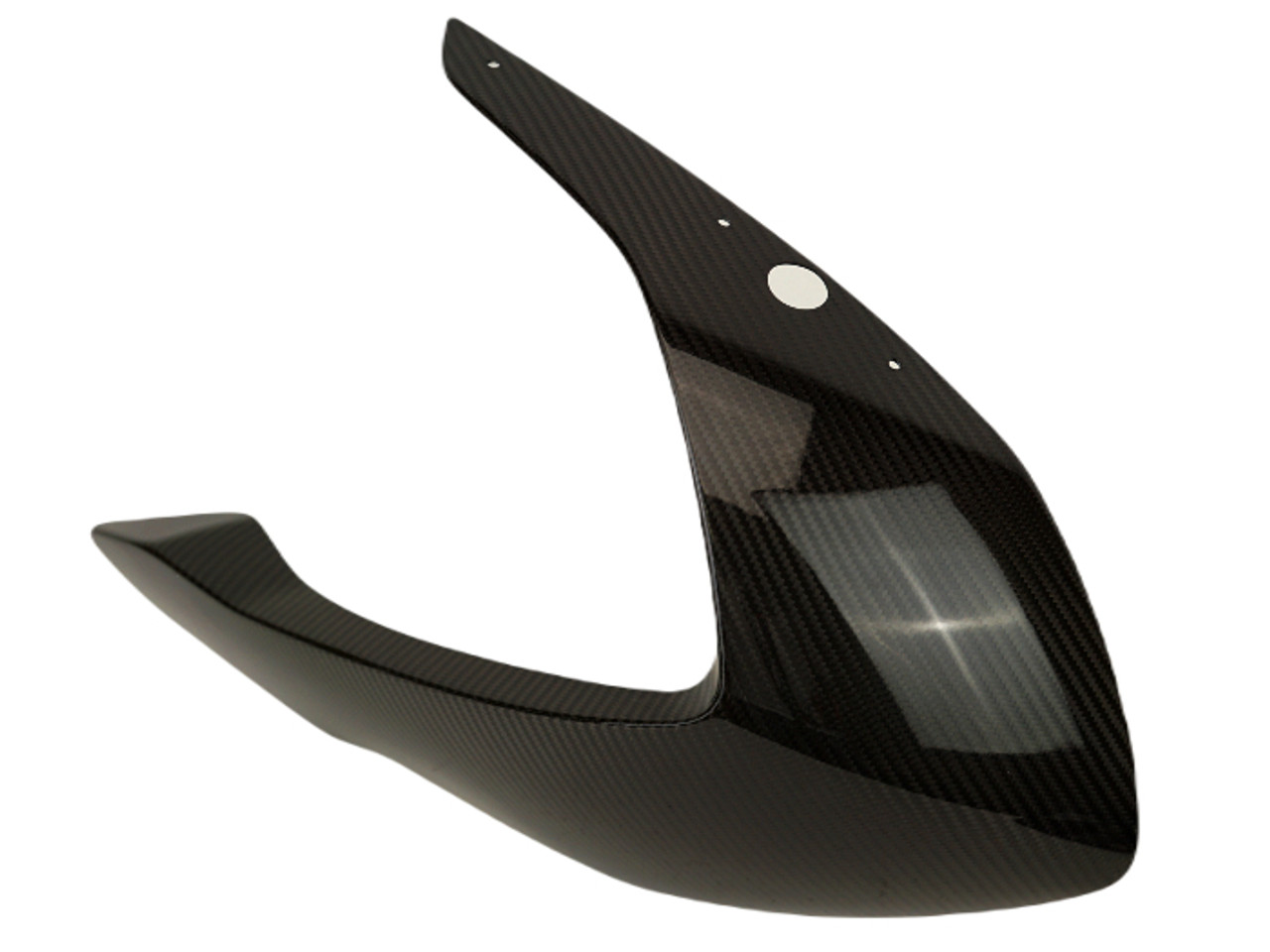 Front Fairing in Glossy Twill Weave Carbon Fiber for Triumph Speed Triple 1200RR 2022+ 