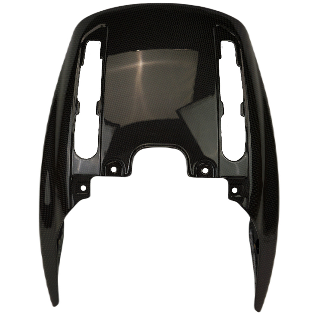 Tail Cowl in Glossy Plain Weave Carbon Fiber for Triumph Rocket III 2020+