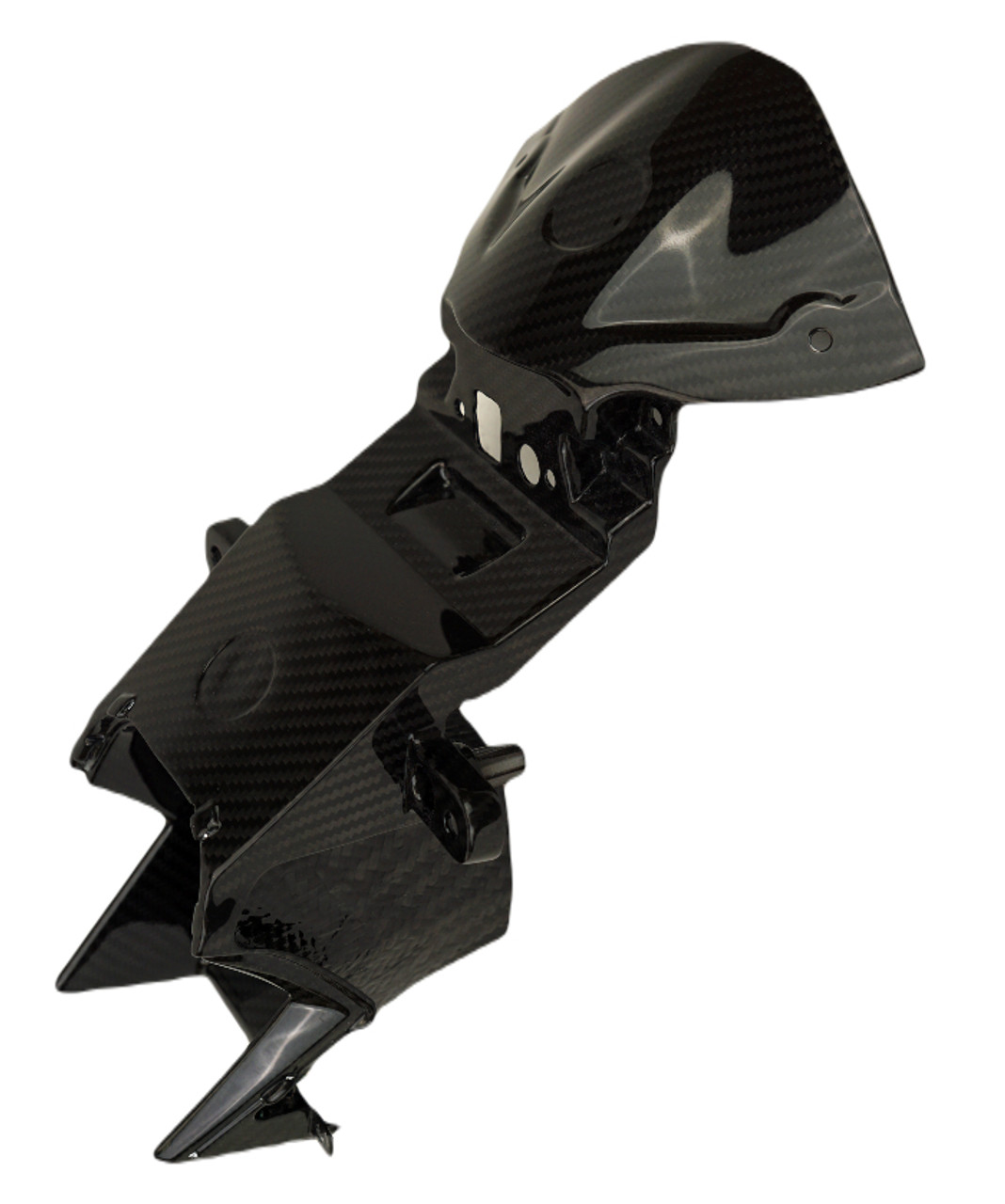 Air Intake in Glossy Twill Weave Carbon Fiber for Kawasaki  ZX10R 2021-2023