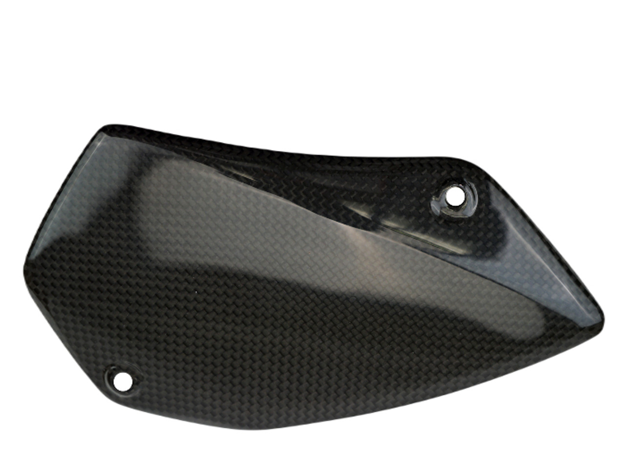 Swingarm Small Cover in Glossy Plain Weave Carbon Fiber for Ducati Multistrada V4 Pikes Peak