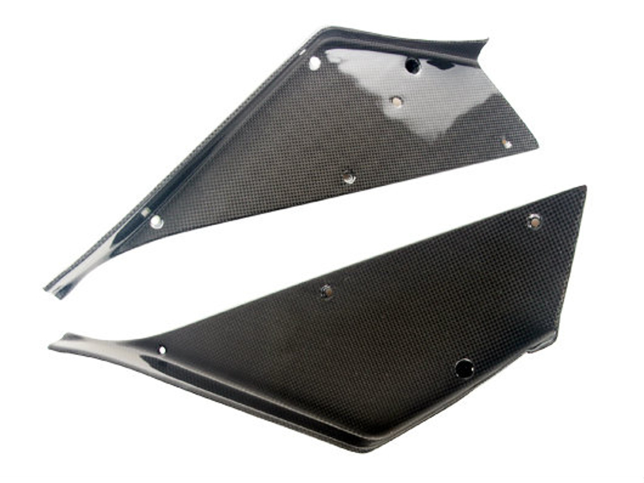 Inner Sides of Fairings in Carbon with Fiberglass for MV Agusta F3 675/800