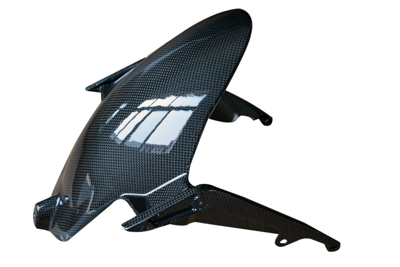 Front Fender in Glossy Plain Weave Carbon Fiber for MV Agusta Dragster