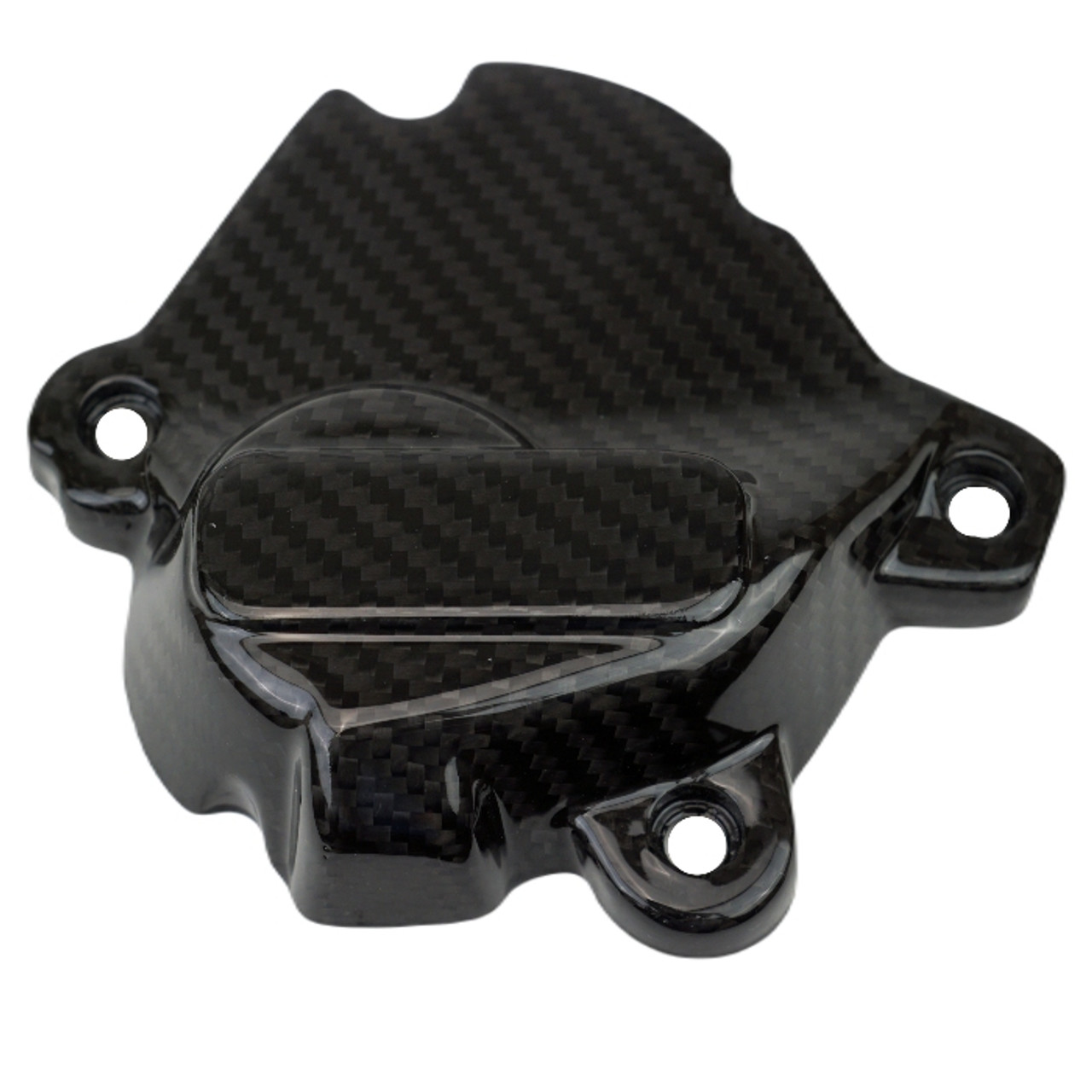 Starter Cover Protector in Glossy Twill Weave Carbon Fiber for Honda CBR1000RR-R and SP 2020+ 