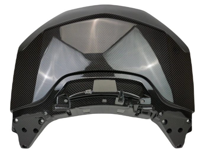 Tail Trunk Top in Glossy Twill Weave Carbon Fiber for Honda Honda Gold Wing GL1800 2018-2023
