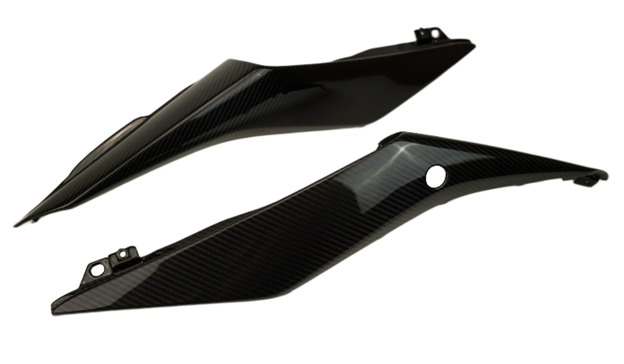 Tail Fairings in Glossy Twill Weave Carbon Fiber for Yamaha R3, R25, FZ-03/ MT-03 2015+

