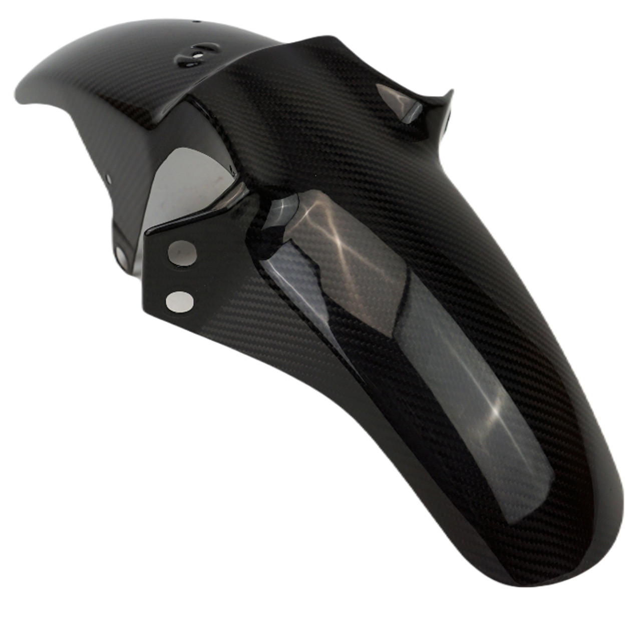 Front Fender in Front Fender in Glossy Twill Weave Carbon Fiber for Yamaha Tenere 700

