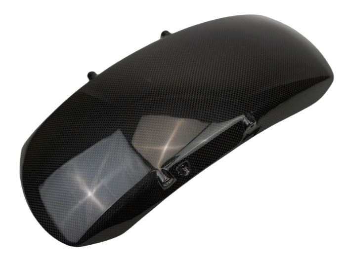 Front Fender in Glossy Plain Weave Carbon Fiber for Harley-Davidson Sportster S