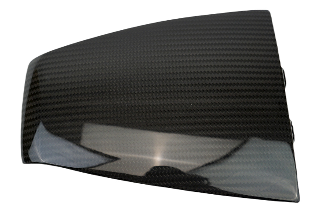 Air Filter Cover in Glossy Twill Weave Carbon Fiber for Harley-Davidson Sportster S