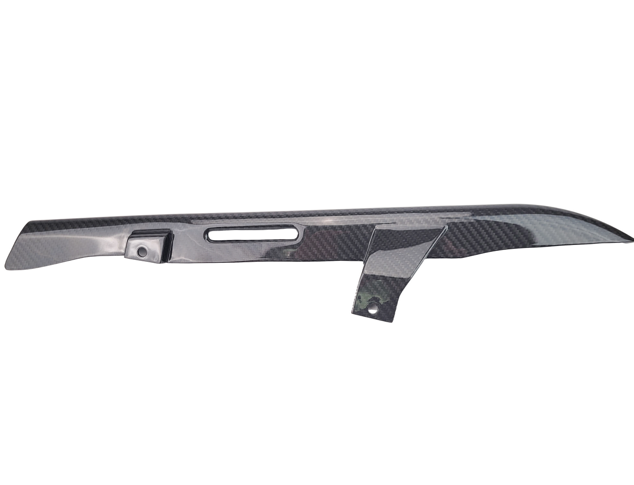 Upper Chain Guard in Glossy Twill Weave Carbon Fiber for Harley-Davidson Sportster S