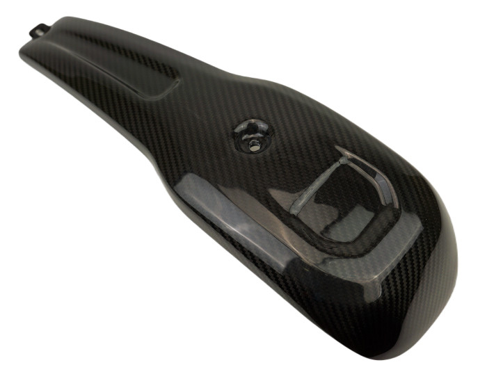 Tank Cover in Glossy Twill Weave Carbon Fiber for Harley-Davidson Low Rider S 2022+