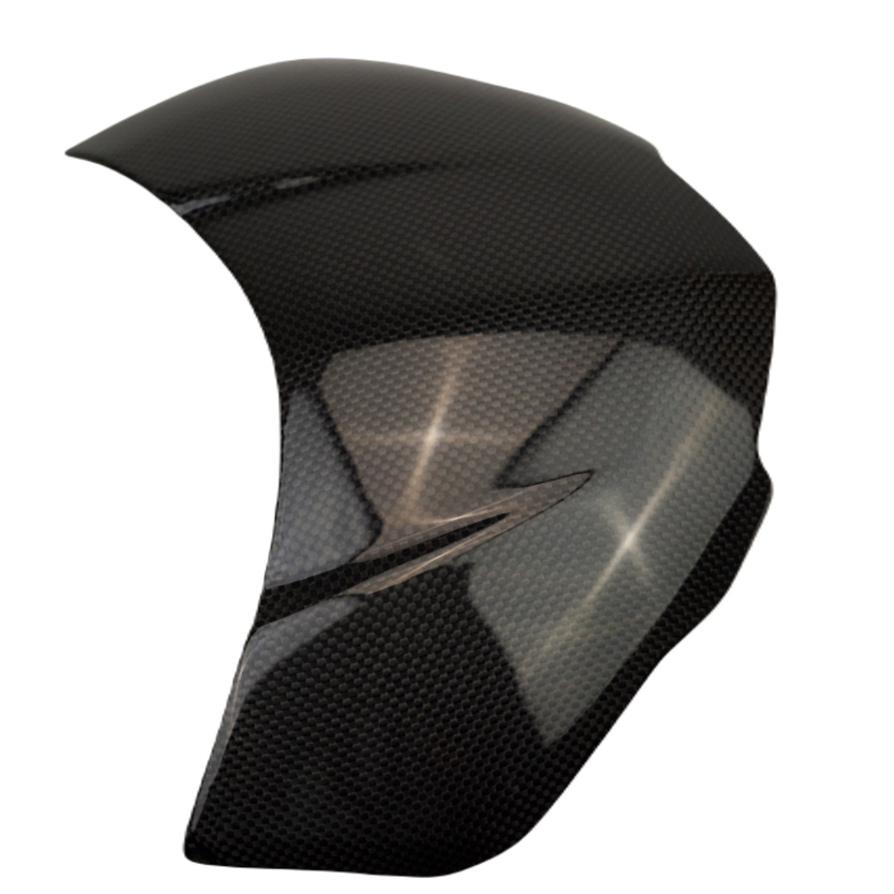 Windshield in Glossy Plain Weave Carbon Fiber for Triumph Street Triple 765 R,S 2023+ 