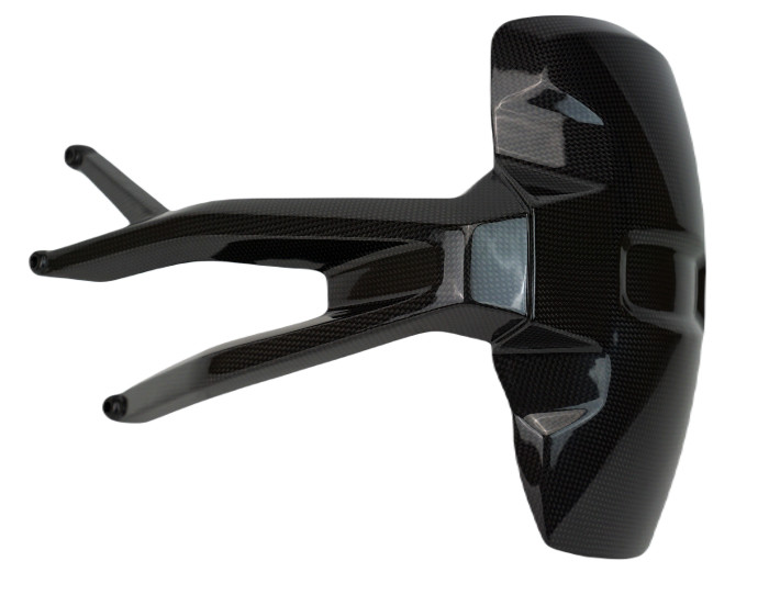 Rear Splash Guard in Glossy Plain Weave Carbon Fiber for BMW R1300GS