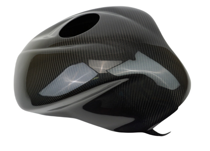 Full Tank Cover in Glossy Twill Weave Carbon Fiber for Triumph Street Triple 765 R,S 2020+