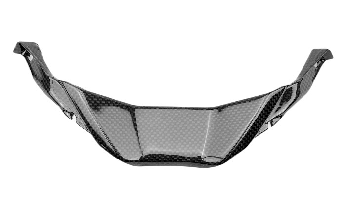 Front Spoiler in Glossy Plain Weave Carbon Fiber for BMW S1000RR 2023-2024