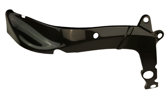 Frame Covers in 100% Carbon Fiber for Kawasaki ZX6R 2019+