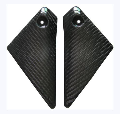 Glossy Twill Weave Carbon Fiber Upper Side Panels for Yamaha FZ1 06 - 09 (Naked Bike)