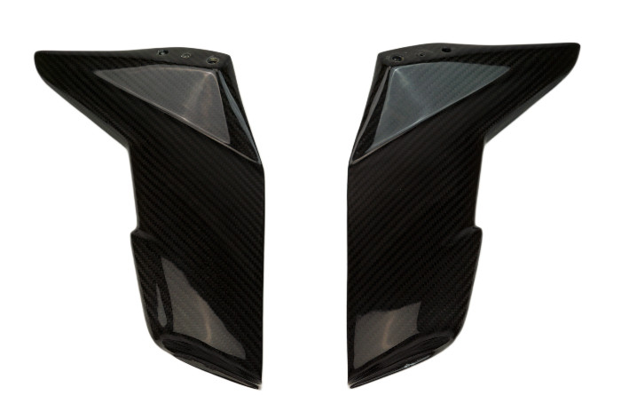 Upper Wings in 100% Carbon Fiber for Kawasaki H2