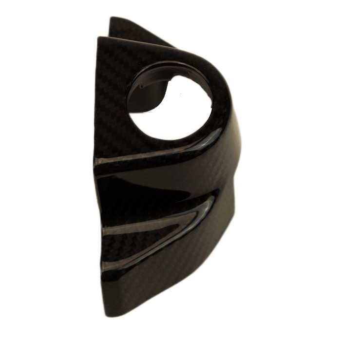 Key Cover in Glossy Twill Weave Carbon Fiber for KTM Duke 390 2024+