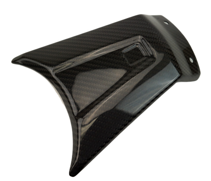 Tank Cover in Glossy Twill Weave Carbon Fiber for Suzuki GSX-8R, GSX-8S

