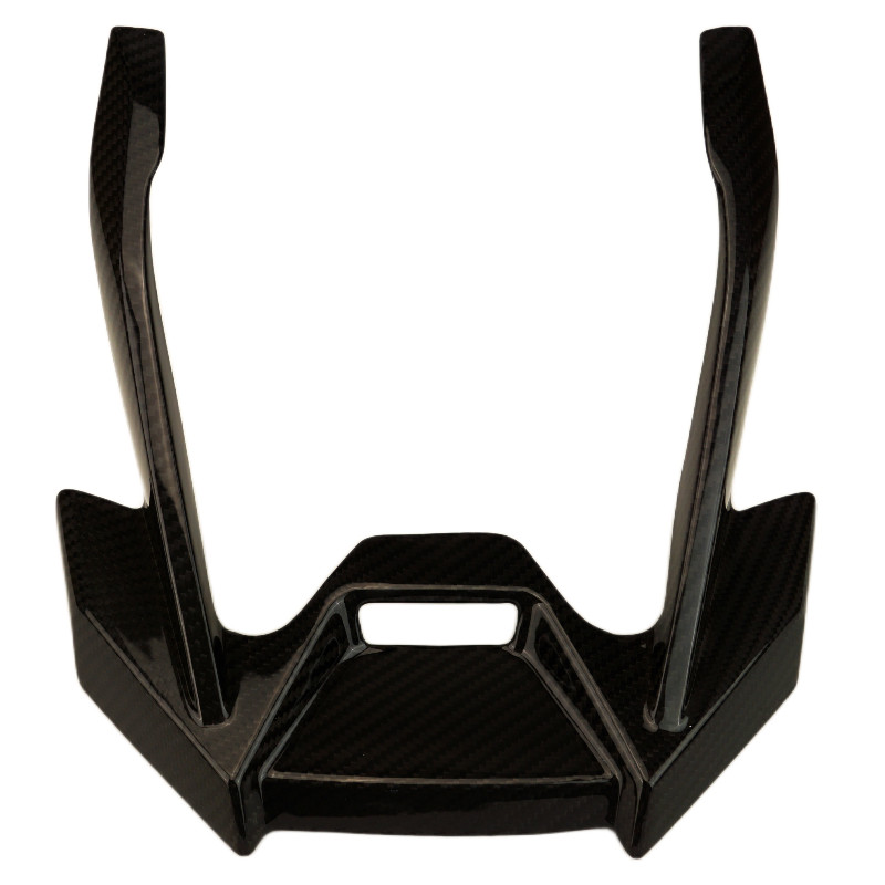 Front Nose Extension in Glossy Twill Weave Carbon Fiber for BMW R1300GS ADV 2025+