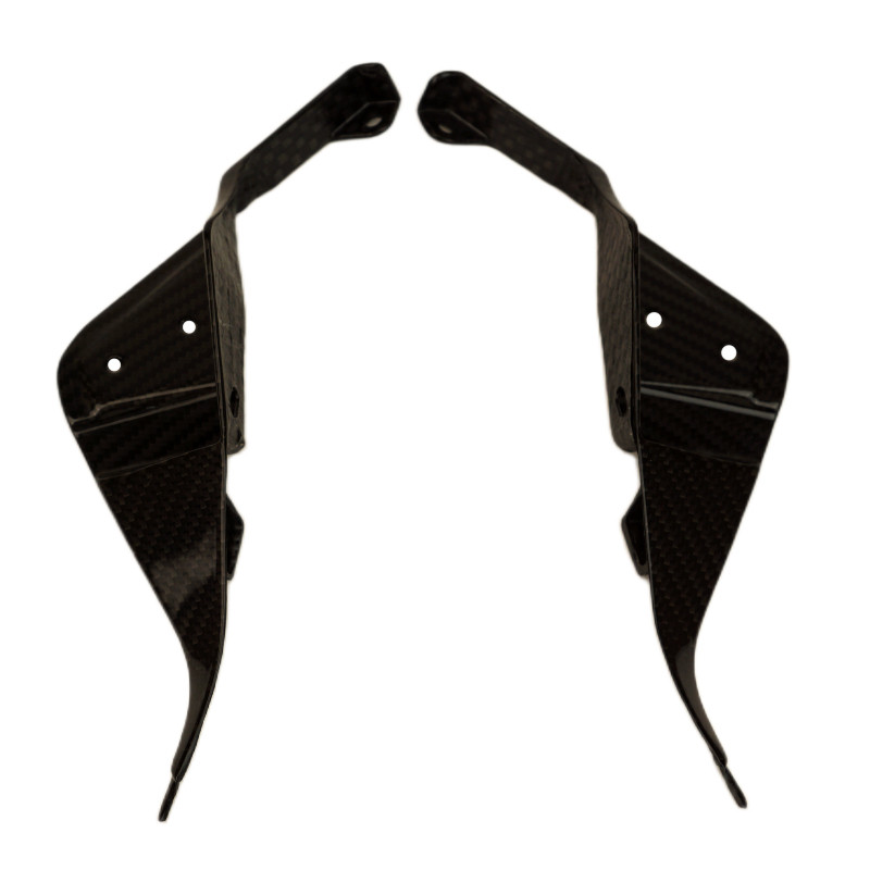 Inner Side Trim Covers in Glossy Twill Weave Carbon Fiber for BMW R1300GS ADV 2025+