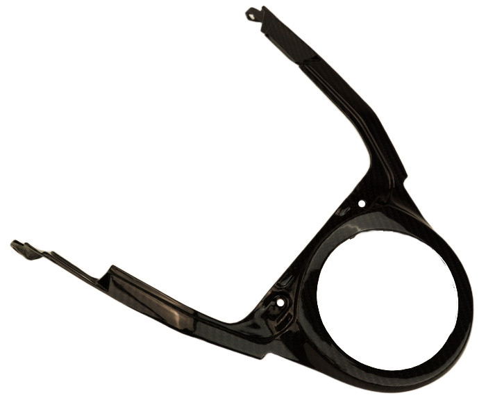 Tank Cover in Glossy Twill Weave Carbon Fiber for BMW R1300GS