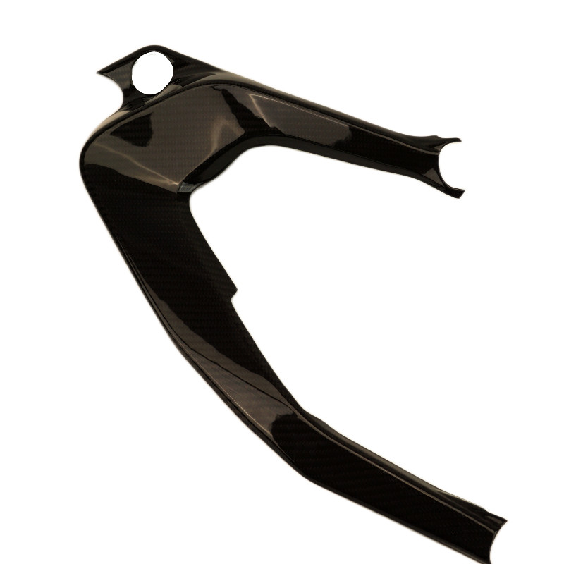 Right Side Frame Cover in Glossy Twill Weave Carbon Fiber for BMW R1300GS ADV 2025+
