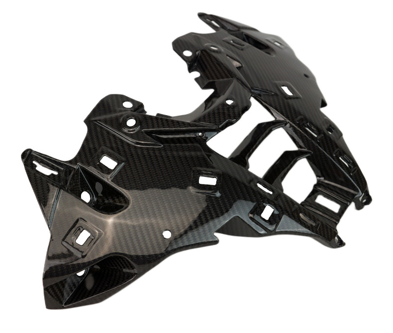 Front Fairing Frame in Glossy Twill Weave Carbon Fiber for BMW S1000RR 2025+