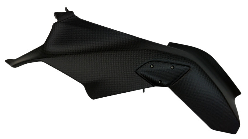 Upper Side Panels (left side) in Matte Plain Weave Carbon Fiber for Ducati Panigale V2 2025+

