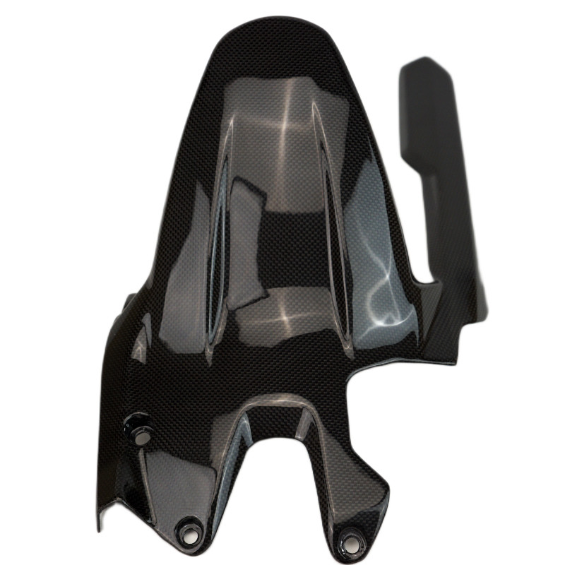 Rear Hugger in Glossy Plain Weave Carbon Fiber for Ducati Panigale V2 2025+