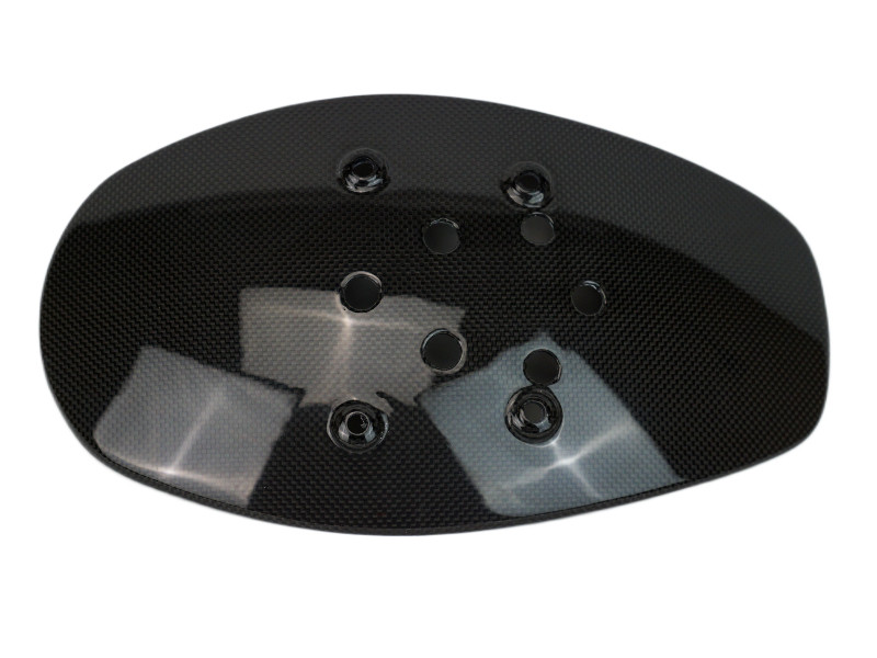 Splash Guard in Glossy Plain Weave Carbon Fiber for Ducati XDiavel V4 2025+ 
