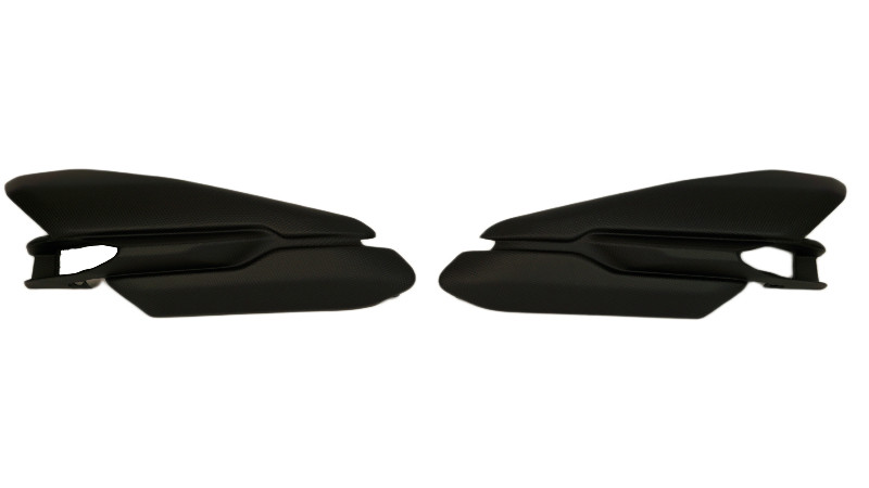 Under Tank Covers in Matte Plain Weave Carbon Fiber for Ducati XDiavel V4 2025+

