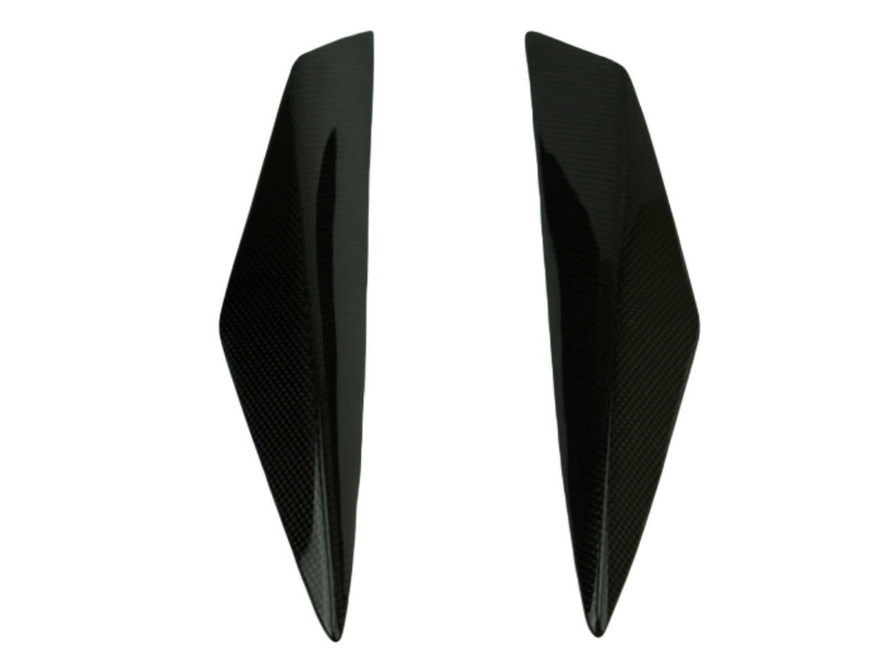 Tank Sliders in Glossy Twill Weave Shown for KTM 1290 Super Duke R 2014-2019, GT 2017-2024