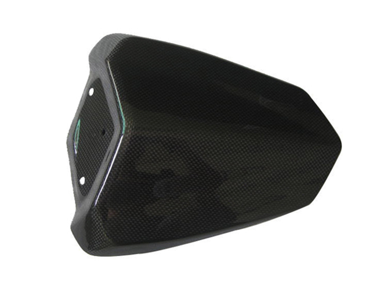 Glossy Plain Weave Carbon Fiber  shown.Seat Cowl without Bottom Piece for Yamaha R1 09-14