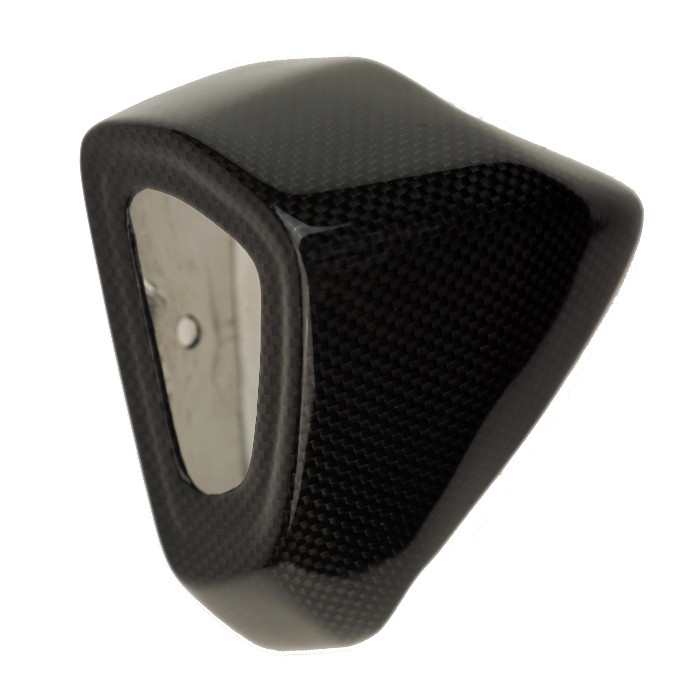 Exhaust Cap in 100% Carbon Fiber for Triumph Street Triple 765 R,S 2024