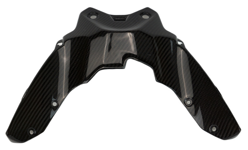 Front Tank Cover in Glossy Twill Weave Carbon Fiber for Honda CB1000 Hornet 2025+