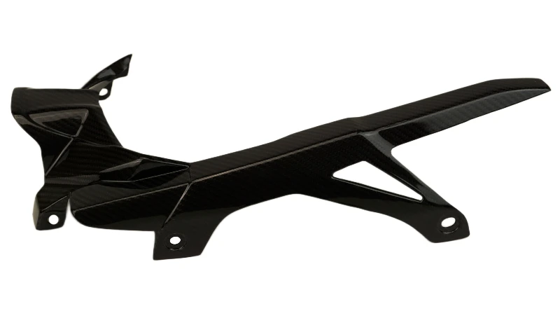 Rear Hugger in Glossy Twill Weave Carbon Fiber for Yamaha MT-07 2025+, R7 2026+

