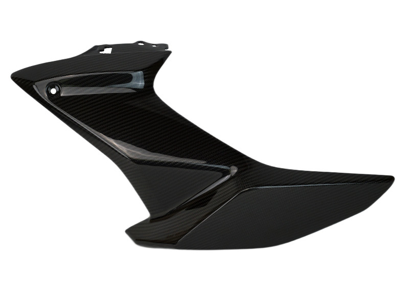 Right Side of Large Side Fairings in Glossy Twill Weave Carbon Fiber for Suzuki GSX-8S