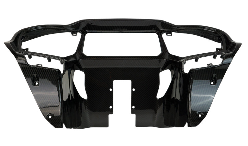Dash Panel in Glossy Twill Weave Carbon Fiber for Harley-Davidson Road Glide 2024+