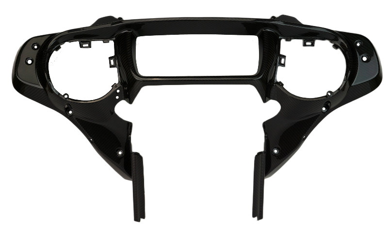 Dash Panel in Glossy Twill Weave Carbon Fiber for Harley-Davidson Street Glide 2024+

